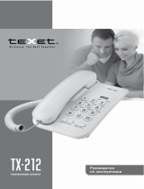 TEXET TX-212 Руководство пользователя