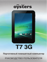 Oysters T7 3G Руководство пользователя