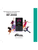 Ritmix RF4550 8Gb Black Руководство пользователя