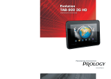 Prology Evolution Tab-900 3G HD Руководство пользователя