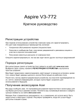 Acer Aspire V3-772G-747a8G1TMamm Руководство пользователя