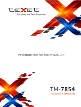 TEXET TM-7854 16Gb Руководство пользователя