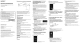 Sony NWZ-F886 Руководство пользователя