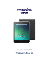 Wexler TAB 8q 8GB+3G Black Руководство пользователя