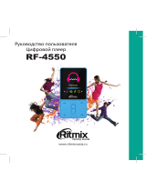 Ritmix RF-4550 8Gb Blue Руководство пользователя