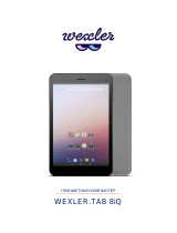 Wexler TAB 8iQ 8" 16GB 3G Black Руководство пользователя