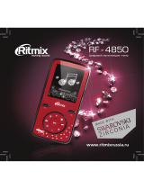 Ritmix RF-4850 8Gb Dark Red Руководство пользователя