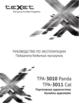 TEXET TPA-3011 Cat Руководство пользователя