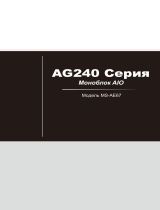 MSI AG240 2PE-040RU Руководство пользователя