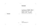 Lenovo S2030 TOUCH (59442025) Руководство пользователя
