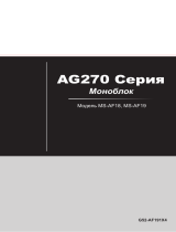 MSI AG270 2QE-212RU Руководство пользователя