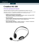 Creative HS-330 (FGPN51EF0290AA001) Руководство пользователя