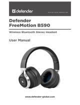 Defender FreeMotion B590 (63590) Руководство пользователя