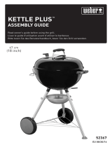 Weber Kettle Plus, 47 см, черный (13601004) Руководство пользователя