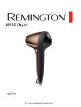 Remington D7777 Air3D bronze Руководство пользователя