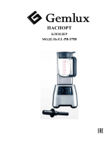 Gemlux GL-PB-579D Руководство пользователя