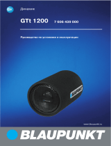 Blaupunkt GTT1200 HP Руководство пользователя