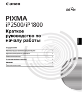 Canon PIXMA iP1800 Руководство пользователя