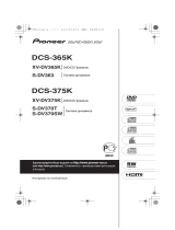 Pioneer XV-DV375K Руководство пользователя