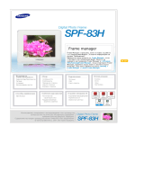 Samsung SPF-83 H Руководство пользователя