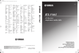 Yamaha RX-V661 RDS T Руководство пользователя