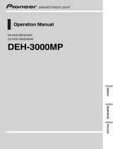 Pioneer DEH-3000 MP Руководство пользователя