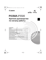 Canon PIXMA iP3500 Руководство пользователя
