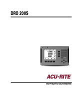 ACU-RITE 200S Руководство пользователя