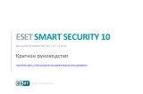 ESET SMART SECURITY Инструкция по началу работы