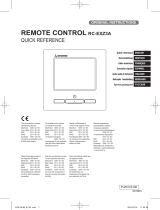 Mitsubishi Heavy Industries RC-EXZ3A Справочное руководство