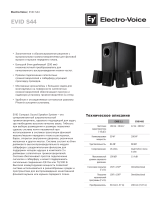 Electro-Voice EVID S44 Техническая спецификация