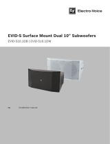 Electro-Voice EVID-S Двойное 10-дюймовое Инструкция по применению