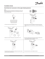 Danfoss Steel Valve for Convectors in One-pipe Heating Systems Инструкция по установке