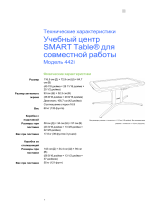 SMART Technologies Table 442i Спецификация