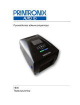Printronix Auto ID T800 Руководство пользователя