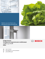Bosch Free-standing fridge-freezer Руководство пользователя