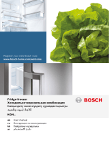 Bosch Free-standing fridge-freezer Руководство пользователя