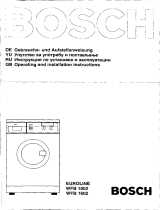 Bosch wfb 1602 sn Инструкция по применению