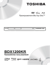 Toshiba BDX1200KR Руководство пользователя