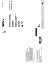 Sony Alpha SLT-A77 Kit 18-55 Black Руководство пользователя