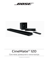 Bose CineMate 120 Black Руководство пользователя