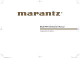Marantz PM-11S3 Black Руководство пользователя