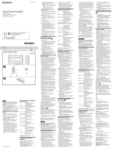 Sony XM-N502//Q Руководство пользователя