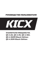 Kicx QS 4.95M Black Руководство пользователя