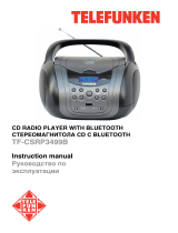 Telefunken TF-CSRP3499B Blue/Black Руководство пользователя