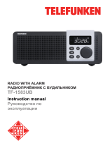 Telefunken TF-1583UB Dark Wood Руководство пользователя