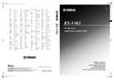 Yamaha RX-V463 Black Руководство пользователя