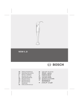 Bosch MSM6B400 Руководство пользователя