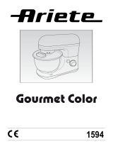 ARIETE Gourmet Rainbow 1594 Yellow Руководство пользователя