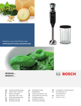 Bosch ErgoMixx MSM66020 Руководство пользователя